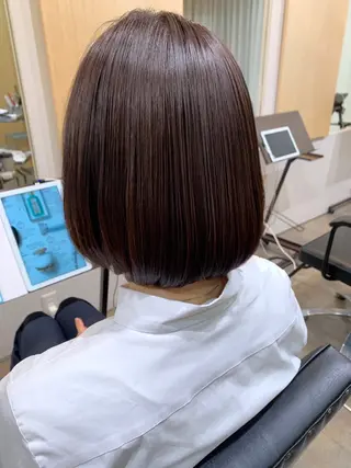 ミディアム ✨弱酸性縮毛/艶々✨ 髪質改善Mai🌟のヘアスタイル