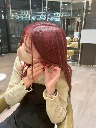 カラー 🫧ミルクティーベー ジュ🫧門脇ゆう🎀のヘアスタイル