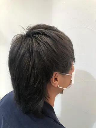 ショート カラー パーマ メンズ メンズサロン💈 吉岡陽【中野】のヘアスタイル