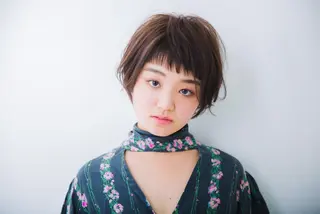 ショート モードケイズJR尼崎 トップサロンdのヘアスタイル
