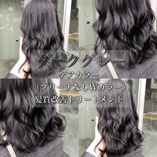 ミディアム カラー ブリーチなしカラー の職人YOSHIKIのヘアスタイル