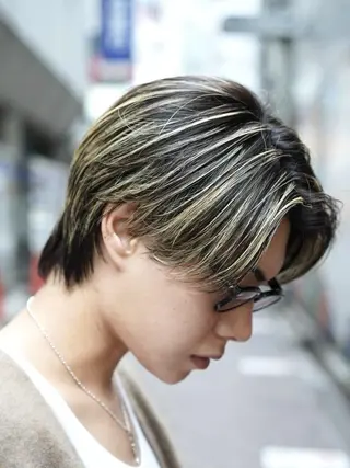 パーマ メンズ 名古屋メンズカラー 特化小林我修のヘアスタイル