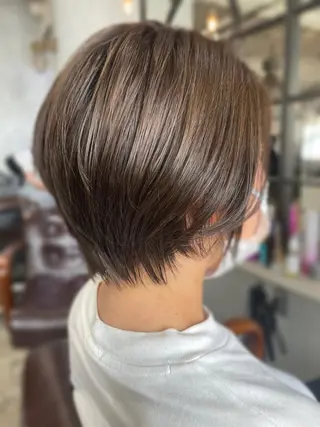 ショート カラー 髪質改善/艶髪特化 /柔らかさ/清水翔矢のヘアスタイル