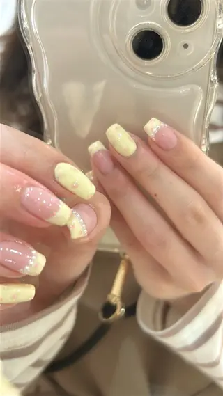 ネイル 🎀チーク/ちゅるん 🫧chisa🎀のネイルデザイン