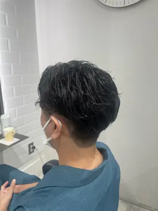 パーマ メンズ 🫧丸みボブ/メンズ カット🫧Aoiのヘアスタイル