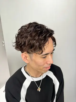 パーマ メンズ カラーモデル募集中 🎨三ッ峰悠貴のヘアスタイル