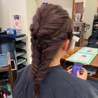 ロング カラー hair＆face  LOBEAUT所属・小笠原 一倫のヘアスタイル