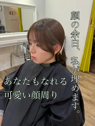 セミロング 明田大樹/ 大阪梅田/韓国風のヘアスタイル