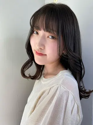 セミロング カラー アレンジ指名 no.1✨ｈａｋｏのヘアスタイル