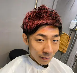 ショート メンズ ✂︎美容師芸人👑 コモリギャルソンのヘアスタイル