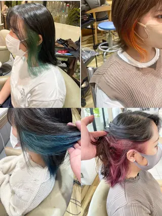 カラー enn.bleach by t.a.g所属・碇山 楓己のヘアスタイル