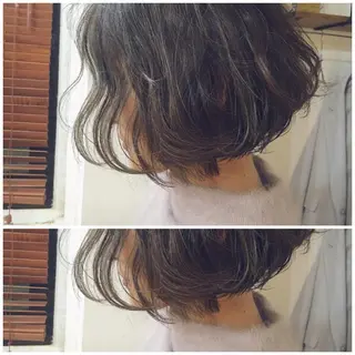 ショート カラー パーマ 牛山 静香のマツエク・マツパデザイン