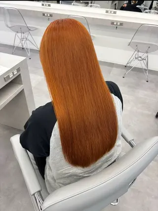 ロング カラー 🧸🎀ブリーチ 栄🎀🧸かのんのヘアスタイル