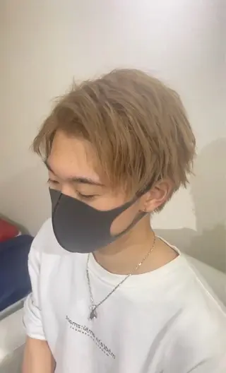 カラー メンズ 佐藤 生基のヘアスタイル