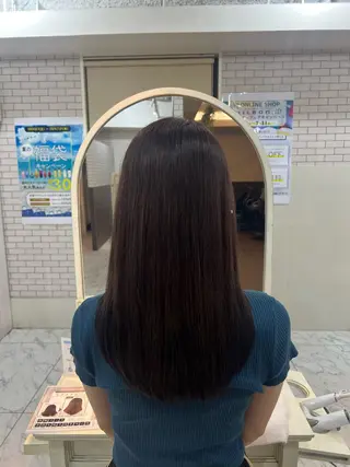ロング カラー 上本 真永のヘアスタイル