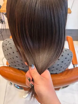 ミディアム ️🩵RINKA/ ハイトーンカラー🩵のヘアスタイル