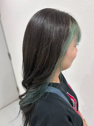 ロング カラー SALOWIN 新宿三丁目me+所属・レイヤーカット/ボブ /髪質改善/ハルカのヘアスタイル