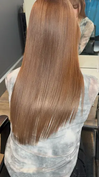 ロング ルスリー大和所属・井上 彩加のヘアスタイル