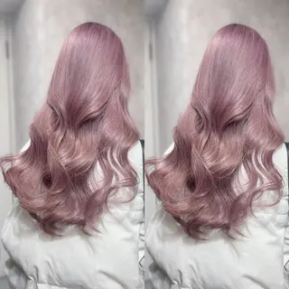 ロング カラー ブリーチ無しダブル カラー🦕まどかのヘアスタイル