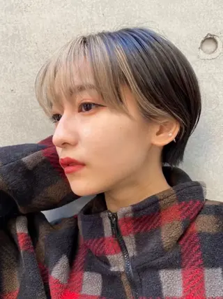 ショート カラー 横川/髪質改善/ メンズパーマ特化吉良のヘアスタイル