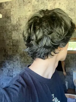 メンズ デザインカラー 原宿/キシタのヘアスタイル