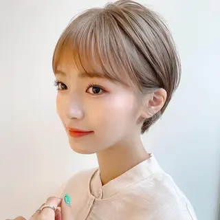 ショート カラー 宮本 聖希のヘアスタイル