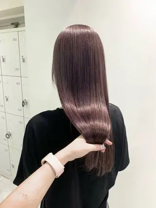 ロング カラー ボブ/パーマ🎀 艶カラー🎀こころのヘアスタイル