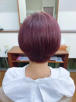 ショート カラー hair＆face  LOBEAUT所属・小笠原 一倫のヘアスタイル