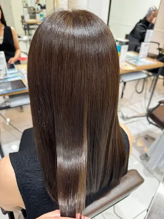 ロング 八木 菜美のヘアスタイル