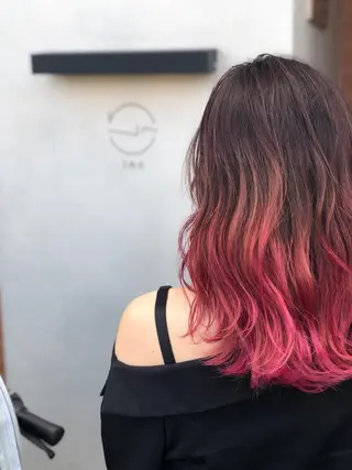 セミロング カラー 当日予約🆗ショート /ハイライト/松本のヘアスタイル