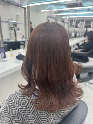 カラー noa🫧美髪/ 透明感カラーのヘアスタイル