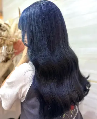 ロング 💘Kurea💘 艶髪/韓国/暗髪のヘアスタイル