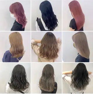 セミロング カラー Uni.所属・ㅤㅤㅤㅤㅤ chikaのヘアスタイル