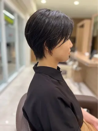 ショート 中村/艶カラー/ハイ ライト/髪質改善のヘアスタイル