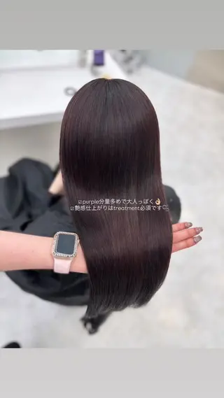 セミロング Hina🎀♡ 暖色/縮毛のヘアスタイル