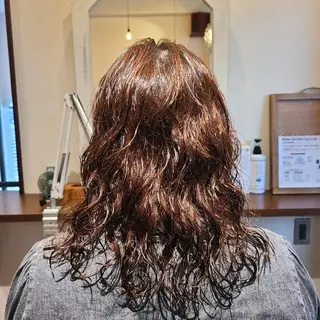 セミロング パーマ Hazumi Ayanoのヘアスタイル
