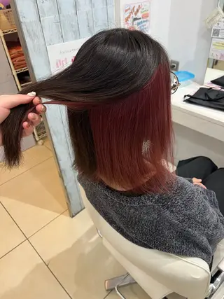 ミディアム カラー 🌻髪質改善カラー 🌻Yunaのヘアスタイル