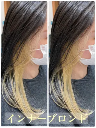 ミディアム カラー 髪質改善/縮毛矯正/ ボブ/店長/槌矢圭悟のヘアスタイル