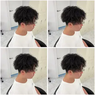 ショート パーマ メンズ マッシュ👀シャドー パーマ達人DAIKIのヘアスタイル