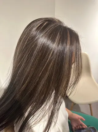 ロング カラー 似合わせカット/ 艶カラー/いらみなのヘアスタイル