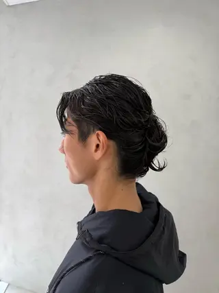 ミディアム 柏/メンズパーマ/ ナチュラル/颯寿のヘアスタイル