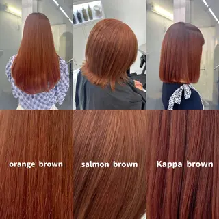 カラー 🍊暖色/ボブヘア chihiro🌼ོのヘアスタイル