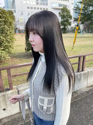 ロング fubuki🪷 似合わせカットカラーのヘアスタイル