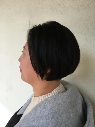 ショート Agu hair rupia 金沢店所属・金沢美容室/ 艶髪/夜営業/JINのヘアスタイル