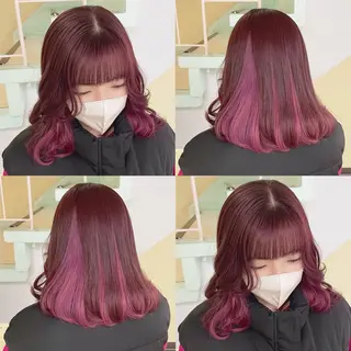 カラー 渋谷:インナーカラー ／🍒エリカ🍒のヘアスタイル