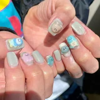 ショート m kaori𓃟のネイルデザイン