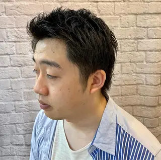 ショート メンズ 無料メンズカット❗️ 岡本晟我のヘアスタイル