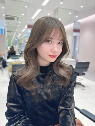 ロング カラー 韓国ヘア/レイヤー/ 顔まわり/りょーとのヘアスタイル