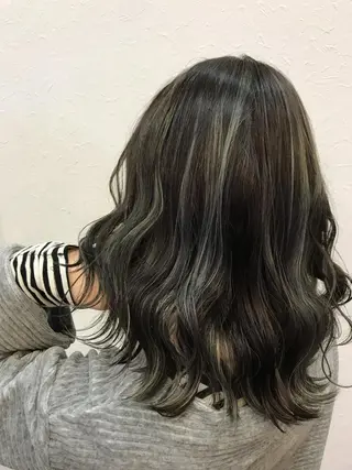 ミディアム カラー 店長担当🌟 矢吹ガブリエル🌟のヘアスタイル