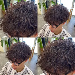 パーマ メンズ メンズ特化LIBER 石川玲央のヘアスタイル